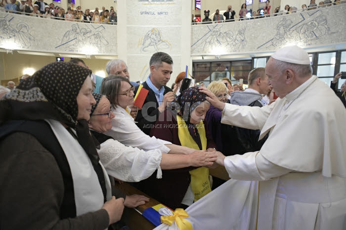 Voyage du pape François en Roumanie.