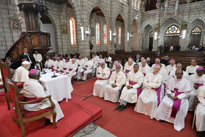 Voyage apostolique du pape François à Madagascar, Afrique australe.