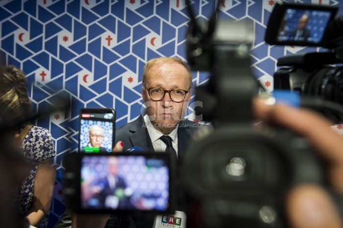 Conférence de presse de Ghaleb BENCHEIKH.