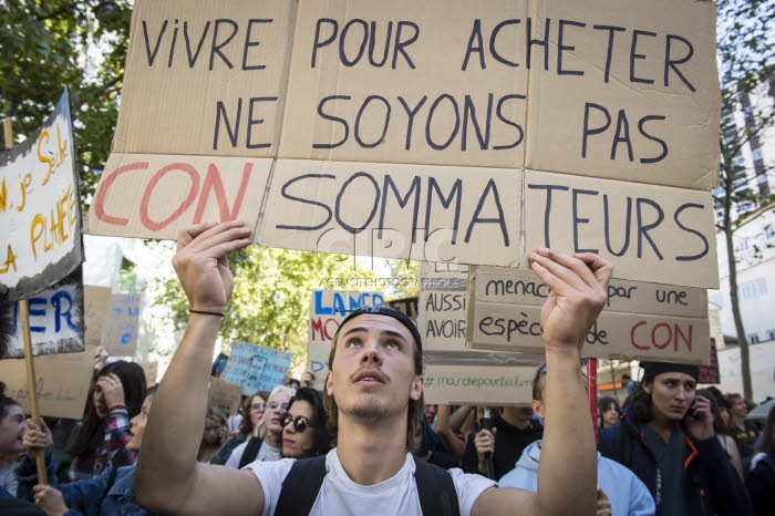 Environnement, grève mondiale pour le climat.