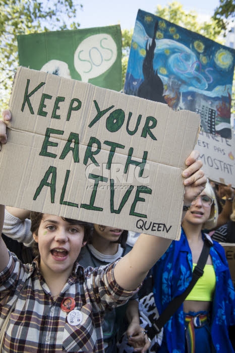 Environnement, grève mondiale pour le climat.