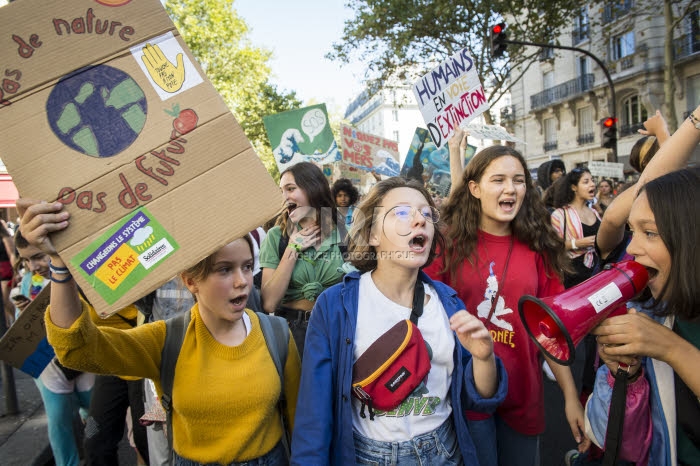 Environnement, grève mondiale pour le climat.