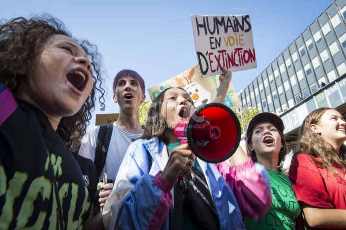 Environnement, grève mondiale pour le climat.