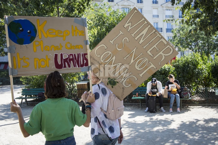 Environnement, grève mondiale pour le climat.