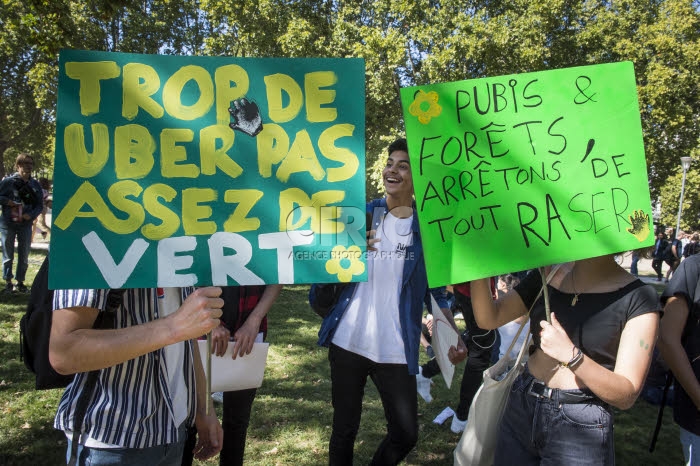 Environnement, grève mondiale pour le climat.