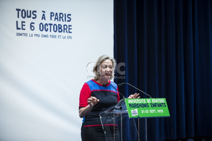 Université de rentrée de "Marchons enfants" organisée par La Manif Pour Tous.