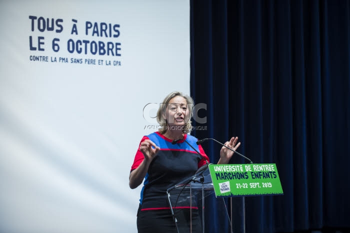 Université de rentrée de "Marchons enfants" organisée par La Manif Pour Tous.