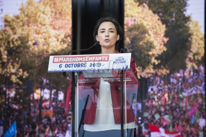 Manifestation contre la réforme de la PMA.