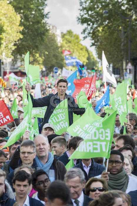 Manifestation contre la réforme de la PMA.