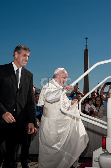 Audience générale du mercredi au Vatican.