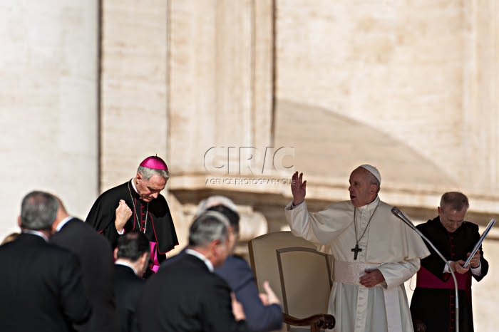 Audience générale du mercredi au Vatican.