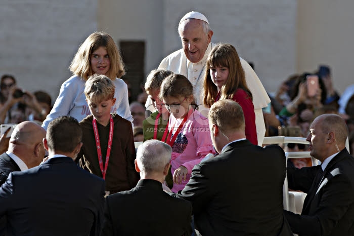 Audience générale au Vatican.