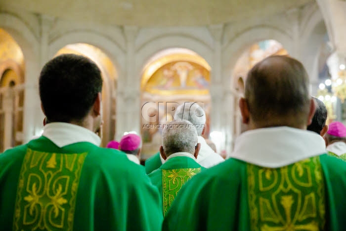 Messe célébrée en la basilique Notre Dame du Rosaire.