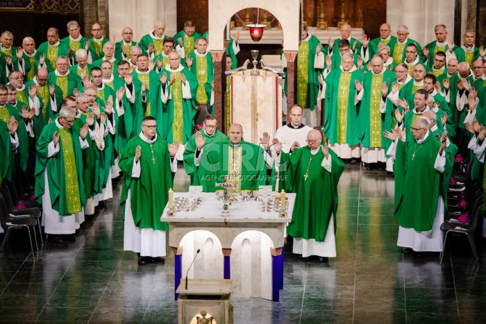 Messe célébrée en la basilique Notre Dame du Rosaire.