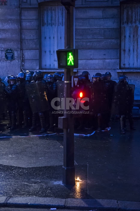 Manifestation contre le projet de réforme des retraites.