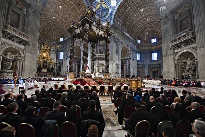 Messe en la Solennité de Marie Mère de Dieu, en la basilique Saint Pierre.