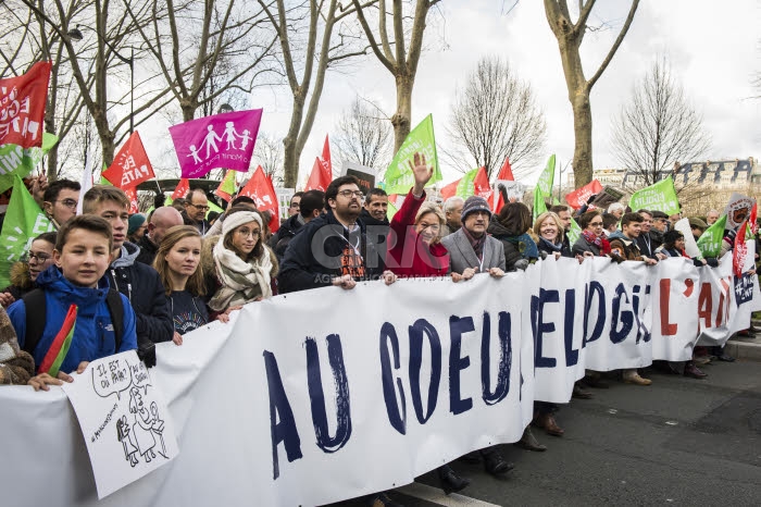 Manifestation contre la réforme de la PMA, la GPA, le projet de loi bioéthique.