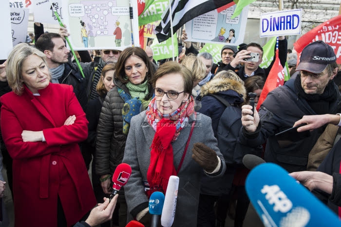 Manifestation contre la réforme de la PMA, la GPA, le projet de loi bioéthique.