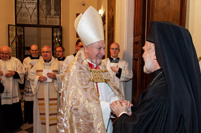 Le Card. Michael L. FITZGERALD prend possession de son église titulaire.