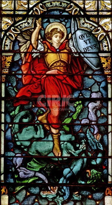 Saint Michel terrassant le dragon.