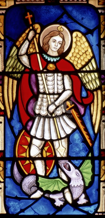 Saint Michel terrassant le dragon.
