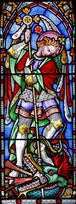 Saint Michel terrassant le dragon.