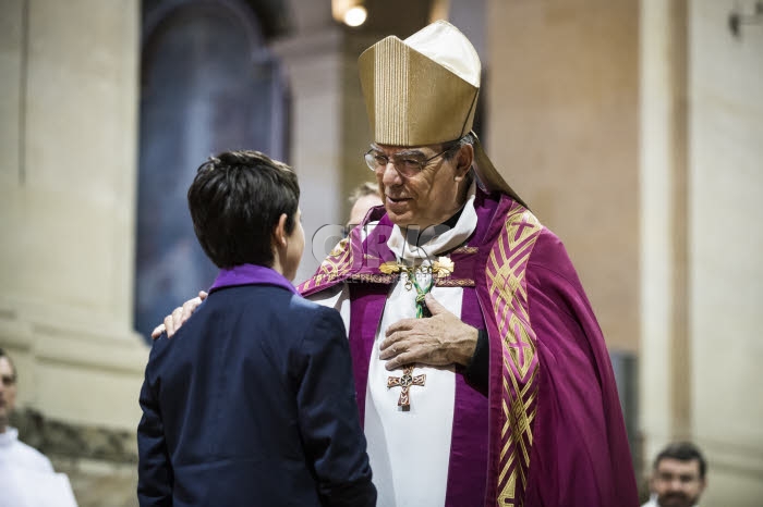 Appel décisif des catéchumènes jeunes.