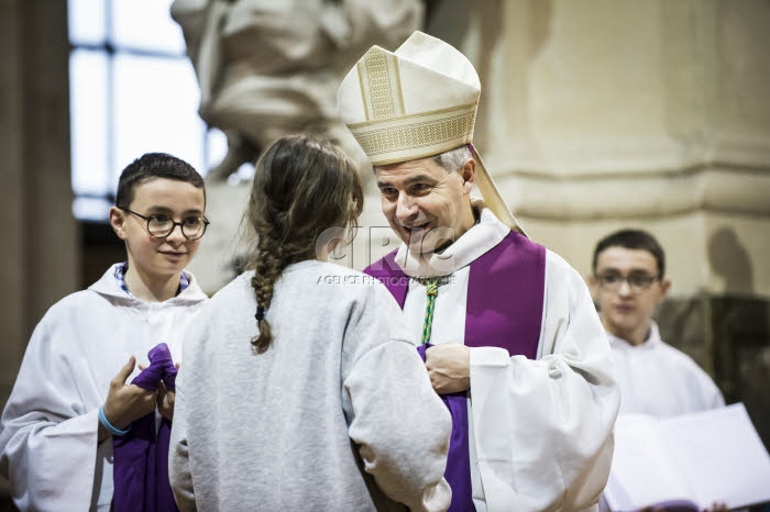 Appel décisif des catéchumènes jeunes.