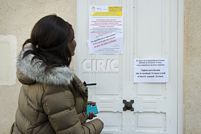 Coronavirus, à compté du 15 mars les messes ne peuvent plus être célébrées.