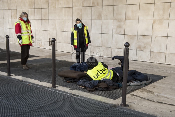 Coronavirus Covid-19, distribution alimentaire, par l’Ordre de Malte France.