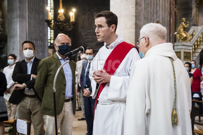 Messe d'ordinations sacerdotales, présentation des ordinands.