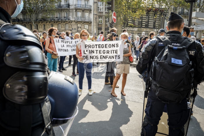 Manifestation des Gilets jaunes à Paris.