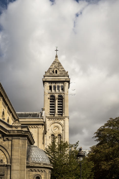 Clocher de l'église Notre-Dame-des-Champs.