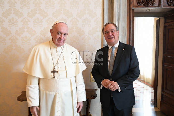 Le pape François reçoit Armin LASCHET.