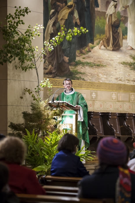 Messe, homélie.
