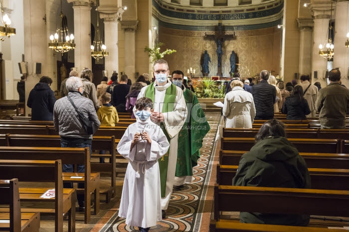 Messe, procession de sortie.