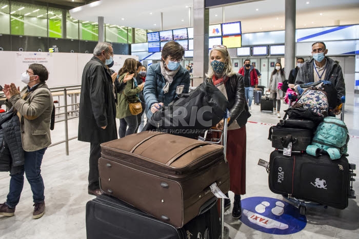 Arrivée en France de réfugiés, via les “couloirs humanitaires".
