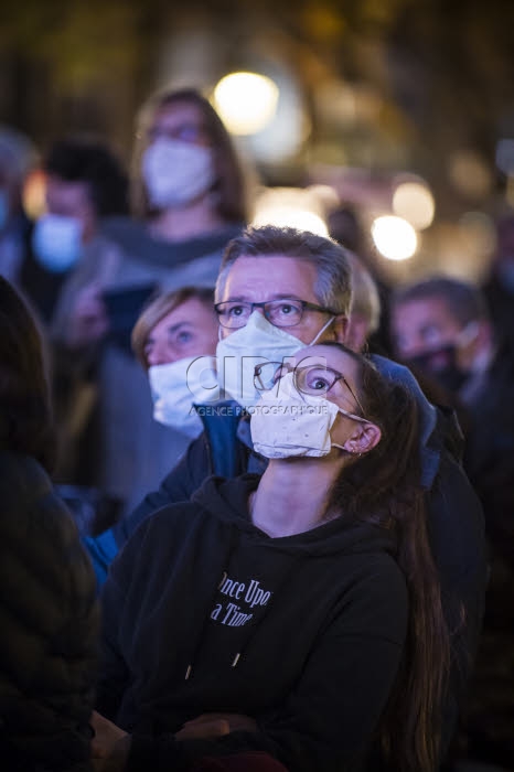 Hommage national à Samuel Paty.