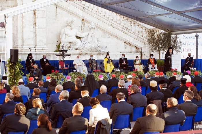 34e Rencontre internationale de prière pour la paix à Rome, Italie.