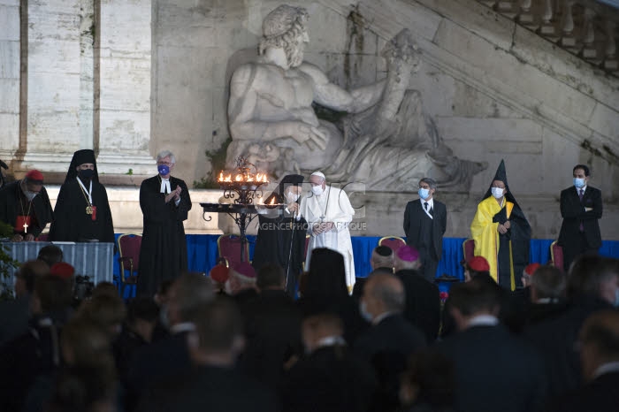 34e Rencontre internationale de prière pour la paix à Rome, Italie.