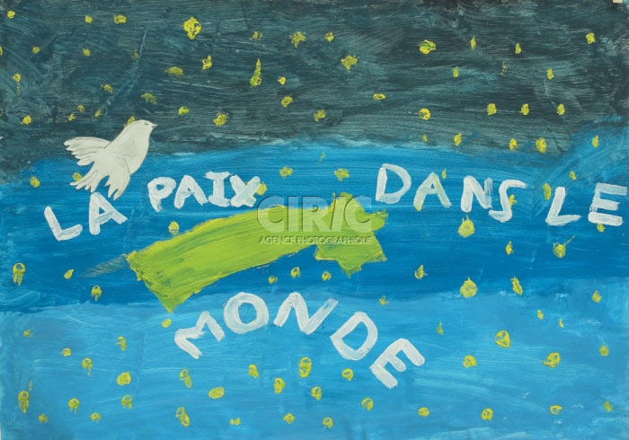 Dessins d'enfants sur le thème de la Paix