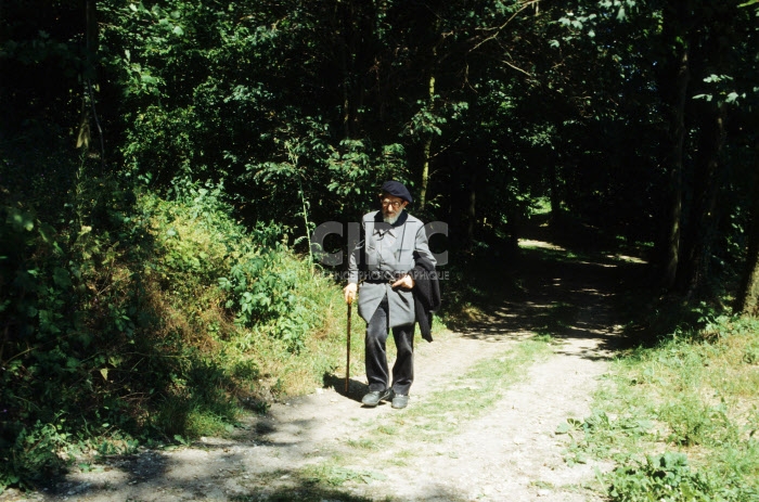 L'Abbé Pierre à Saint Wandrille