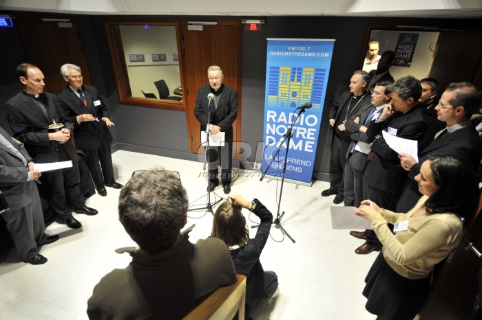 Bénédiction des nouveaux locaux de Radio Notre Dame