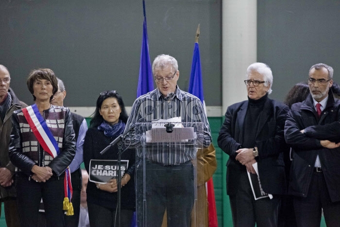 Hommage aux victimes de Charlie Hebdo à Bussy-Saint-Georges