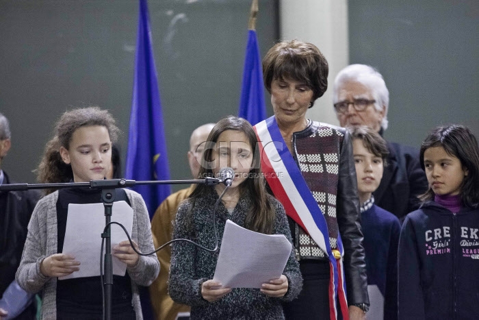 Hommage aux victimes de Charlie Hebdo à Bussy-Saint-Georges