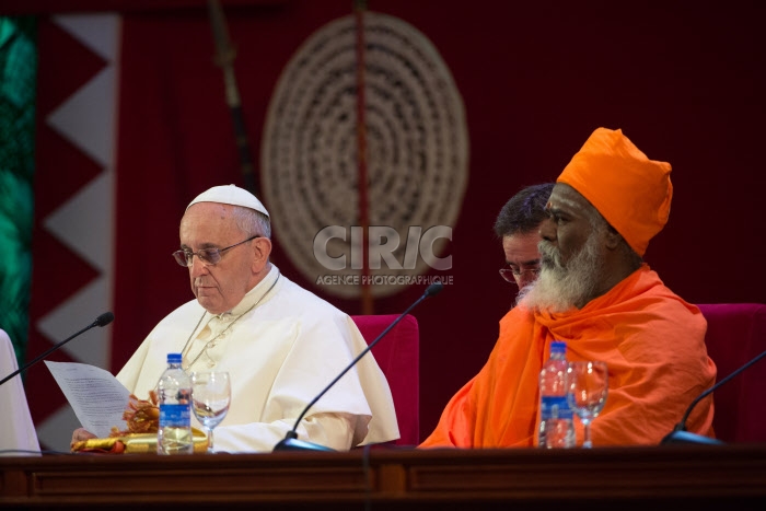 Voyage du pape François au Sri Lanka, rencontre interreligieuse