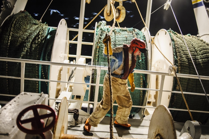 Pêche dans la Manche sur un chalutier