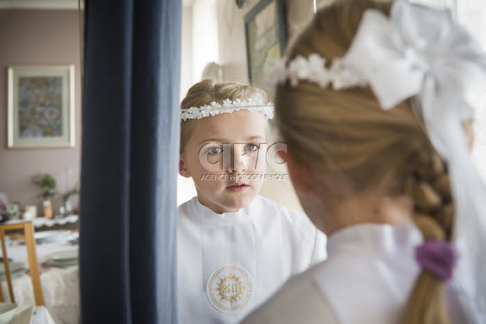 Première communion de Nell et Wiktoria