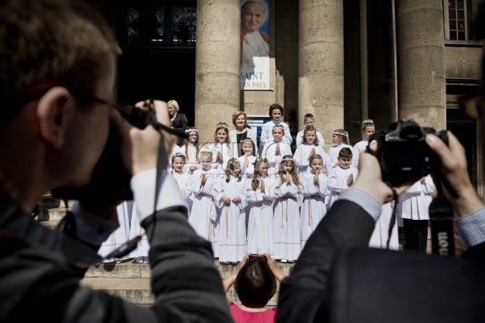 Première communion de Nell et Wiktoria