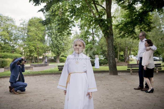 Première communion de Nell et Wiktoria